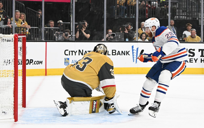 Чудо-гол помог «Вегасу» сократить отставание в серии с «Эдмонтоном»