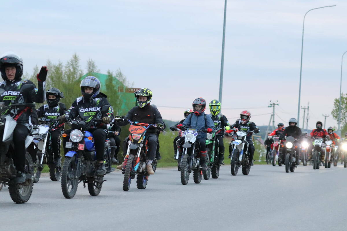 В Балтасинском районе РТ прошел мото-велопробег в честь 80-летия Победы