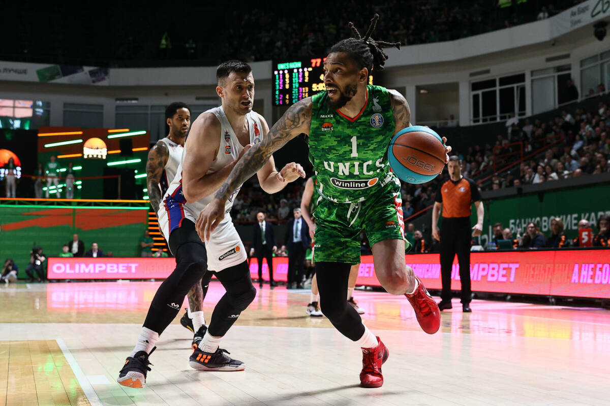 УНИКС вылетел из полуфинала Единой лиги ВТБ, проиграв ЦСКА в четвертом матче подряд