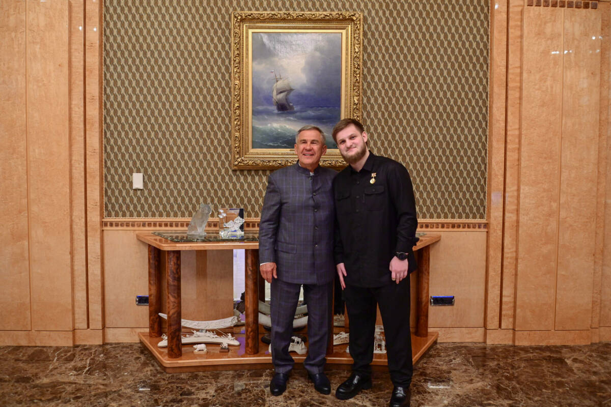 Минниханов встретился с министром Чеченской Республики по физкультуре и спорту