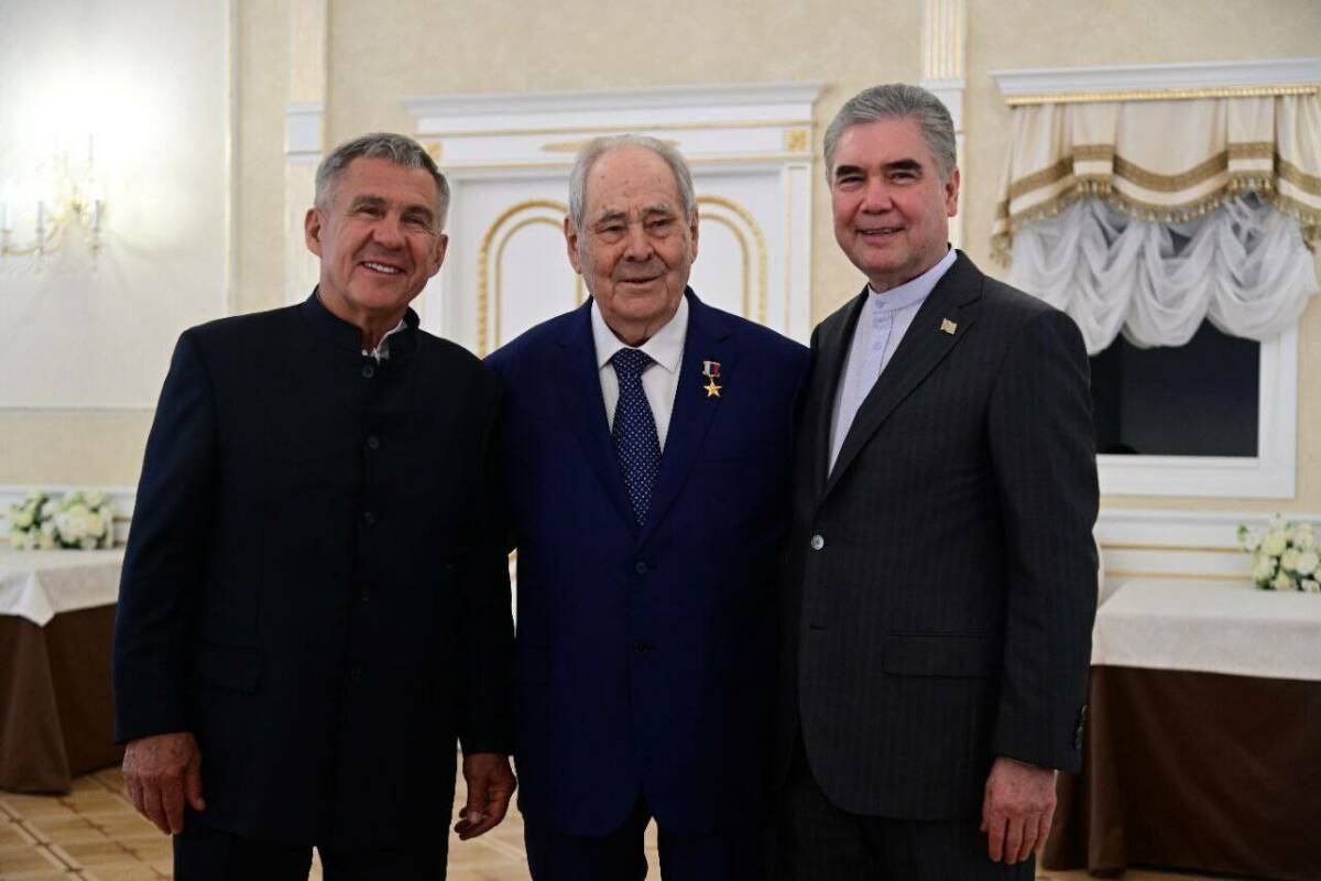 Минниханов в Казанском Кремле встретился с Бердымухамедовым после его разговора с Путиным