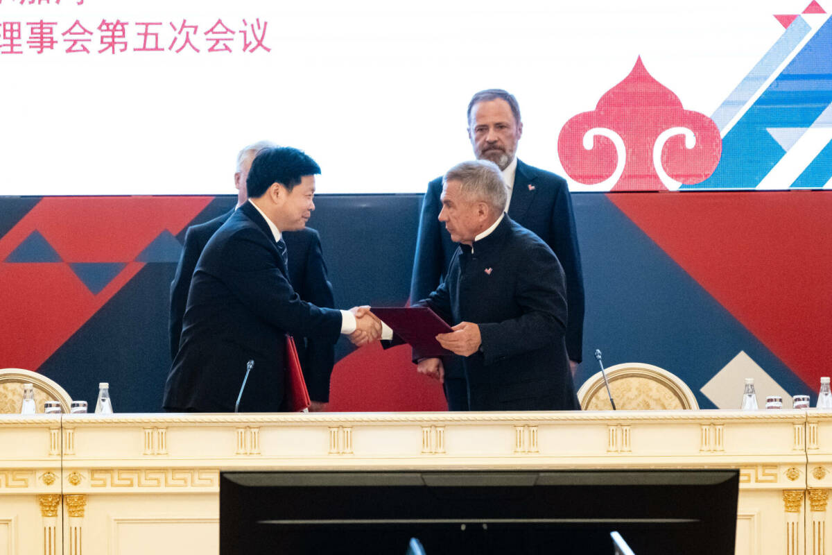 Татарстан и Чунцин подписали «дорожную карту» по сотрудничеству до 2027 года