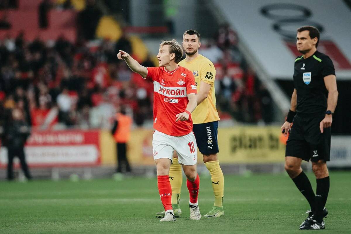 «Спартак» обратился в ЭСК РФС по поводу удаления Умярова в игре Кубка России с «Ростовом»