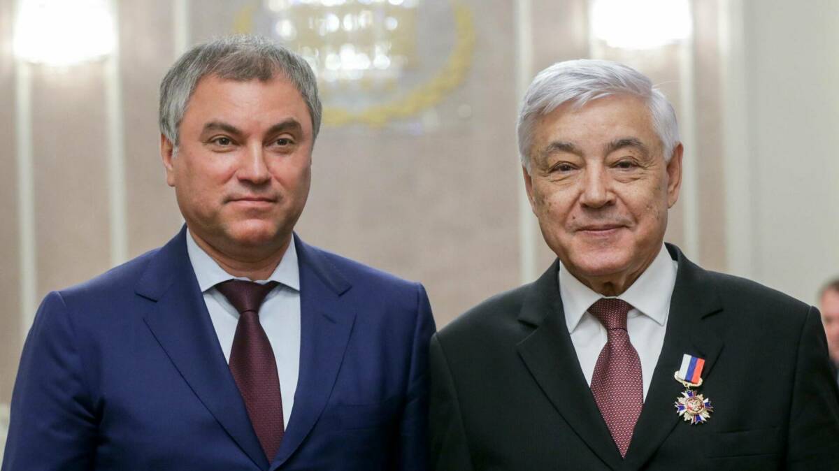 Вячеслав Володин поздравил Фарида Мухаметшина с днем рождения