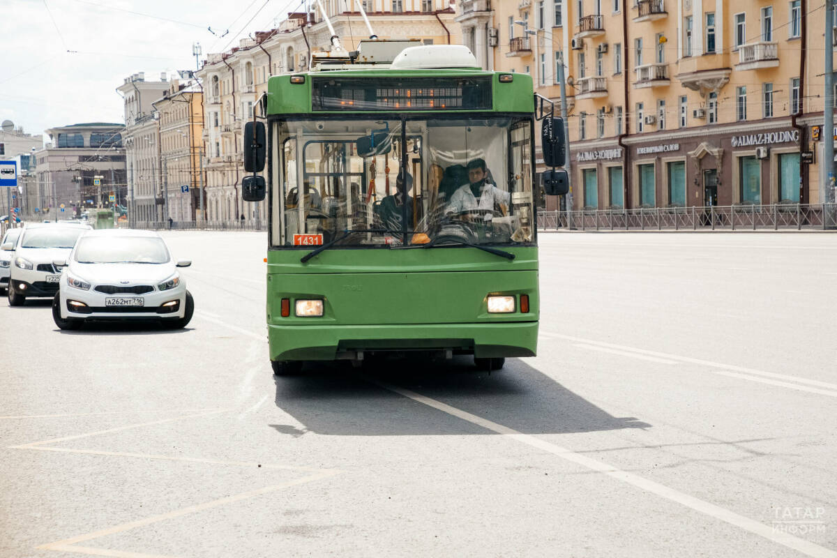 В субботу в Казани приостановят движение троллейбуса №1