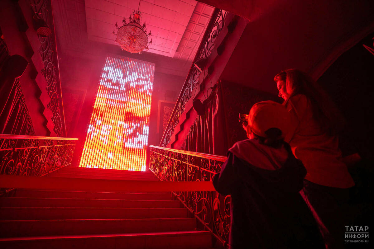 Фестиваль света и медиаискусства «НУР» в Казани собрал более 126 тысяч зрителей