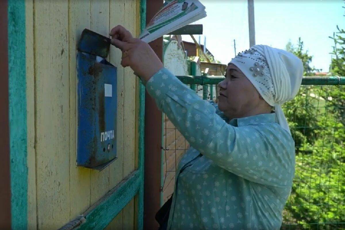 Халида Гафиятуллина из Татарстана участвует в конкурсе лучших почтальонов страны