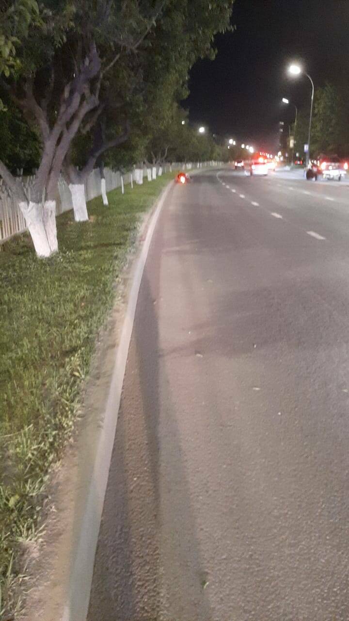 В Челнах пьяный мотоциклист получил травмы, влетев в бордюр