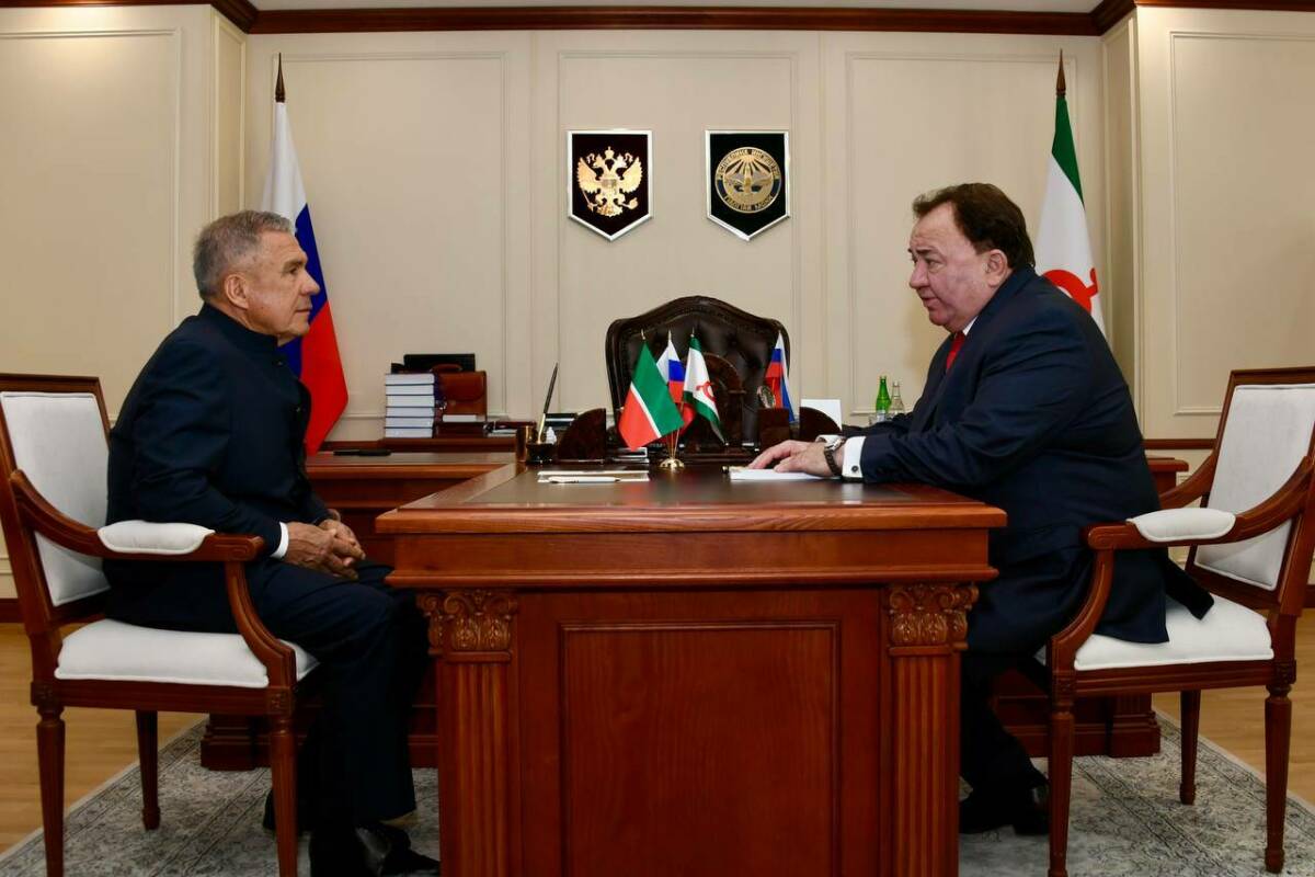 Минниханов заявил о планах создать дорожную карту сотрудничества Татарстана и Ингушетии