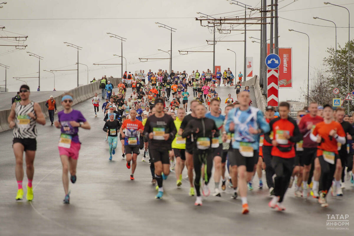 Казанский марафон запечатлели с крыши здания «Татмедиа» – видео