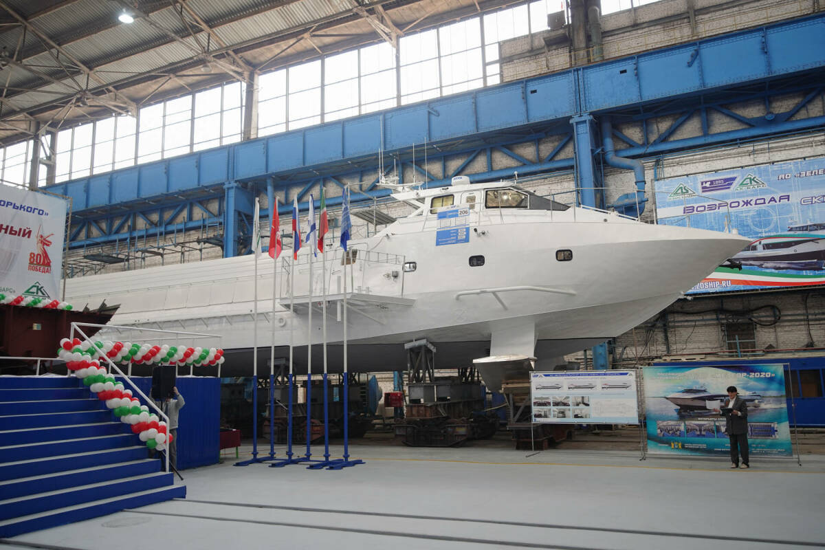 В Зеленодольске заложили корпуса двух противодиверсионных катеров