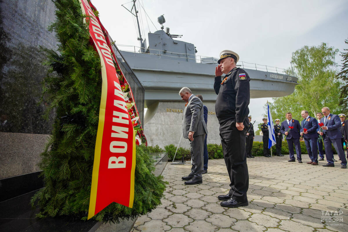 На Зеленодольском заводе имени Горького прошел митинг в честь Дня Победы