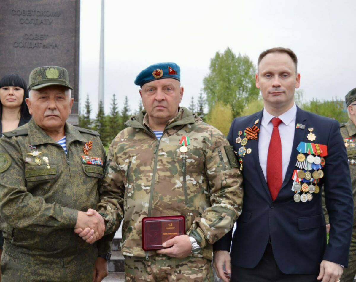 Глава Союза общественных деятелей РТ открыл митинг, посвященный 80-летию Победы