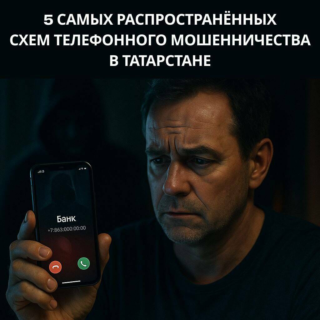 5 самых распространённых схем телефонного мошенничества в Татарстане — как не попасться?