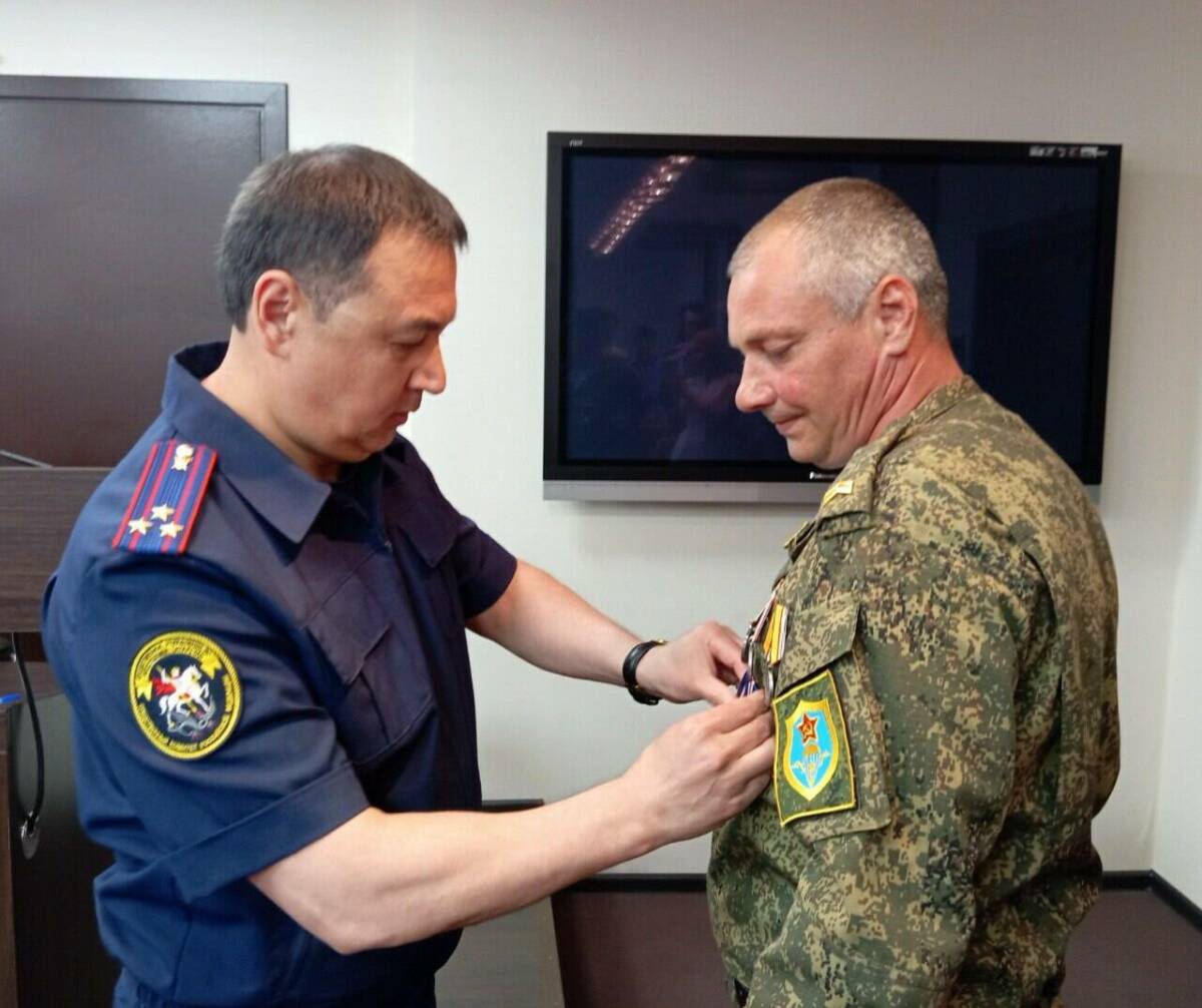 Участник СВО из Татарстана Владимир Сергеев награжден медалью СК России