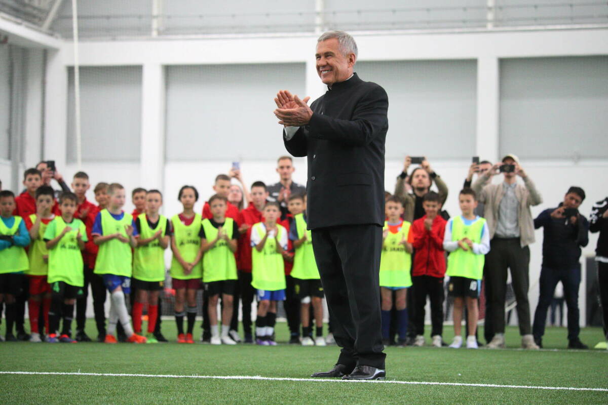 Рустам Минниханов: «Центр футбола «Рубина» будет отвечать всем международным требованиям»