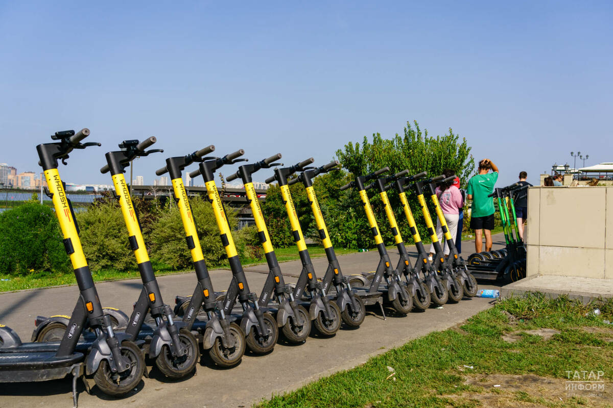 За полтора месяца в Казани эвакуировали почти тысячу электросамокатов