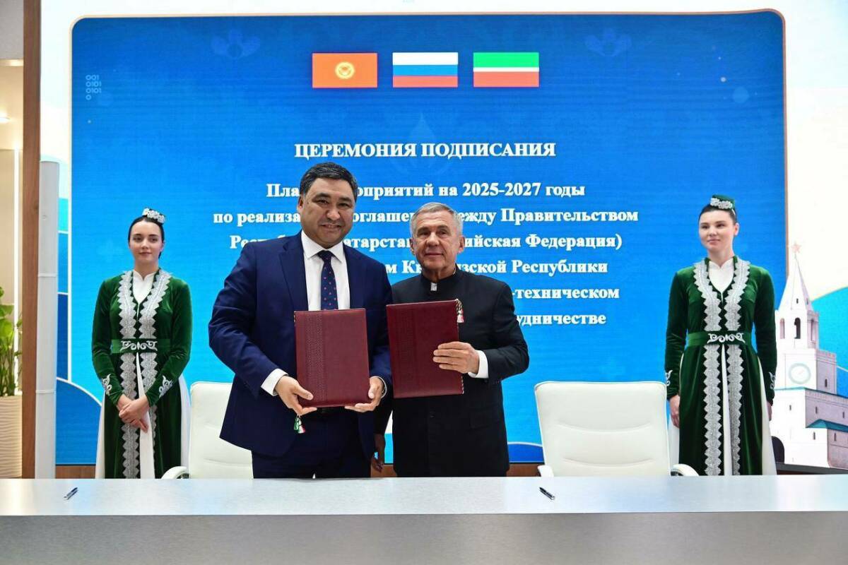 Миңнеханов: Без Татарстан компанияләренең Кыргызстандагы эшен киңәйтү белән кызыксынабыз