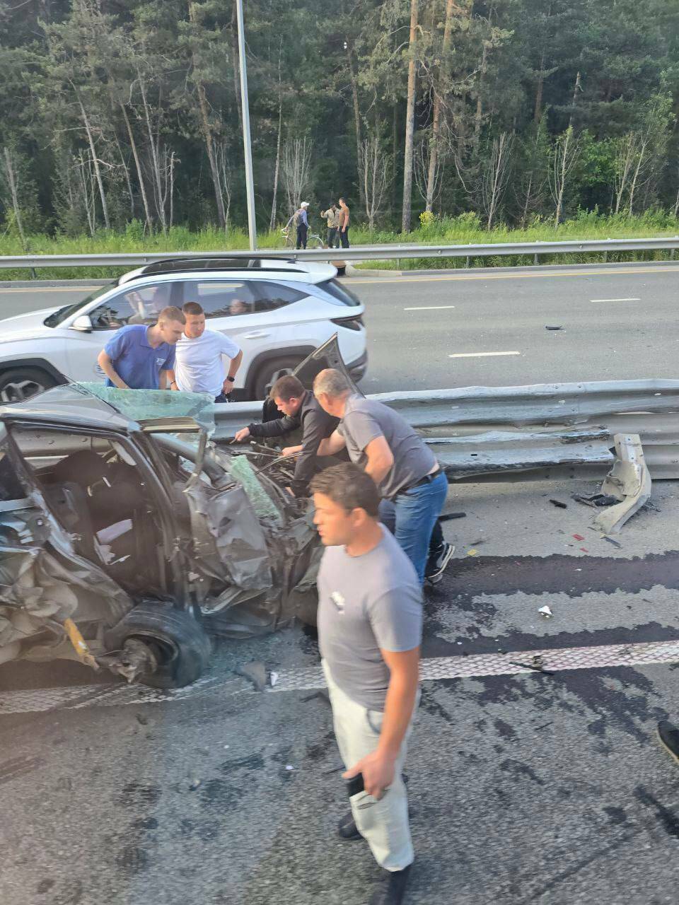 Медики рассказали о состоянии пострадавших в аварии на Горьковском шоссе в Казани