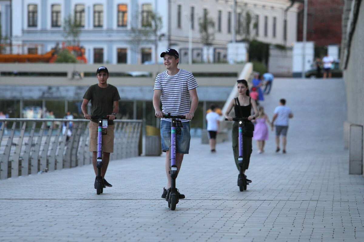 В Казани не планируют полного запрета на электросамокаты