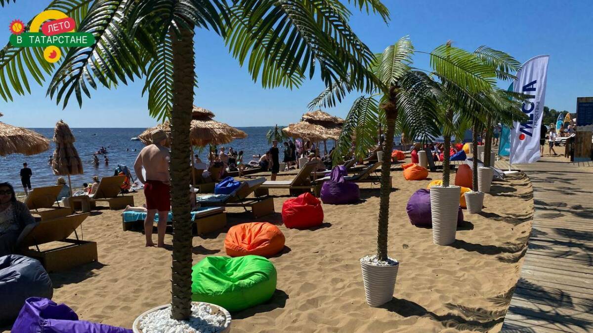 Пляжный маркет в Лаишево: обновленный берег, гастрономия и музыка у Камского моря