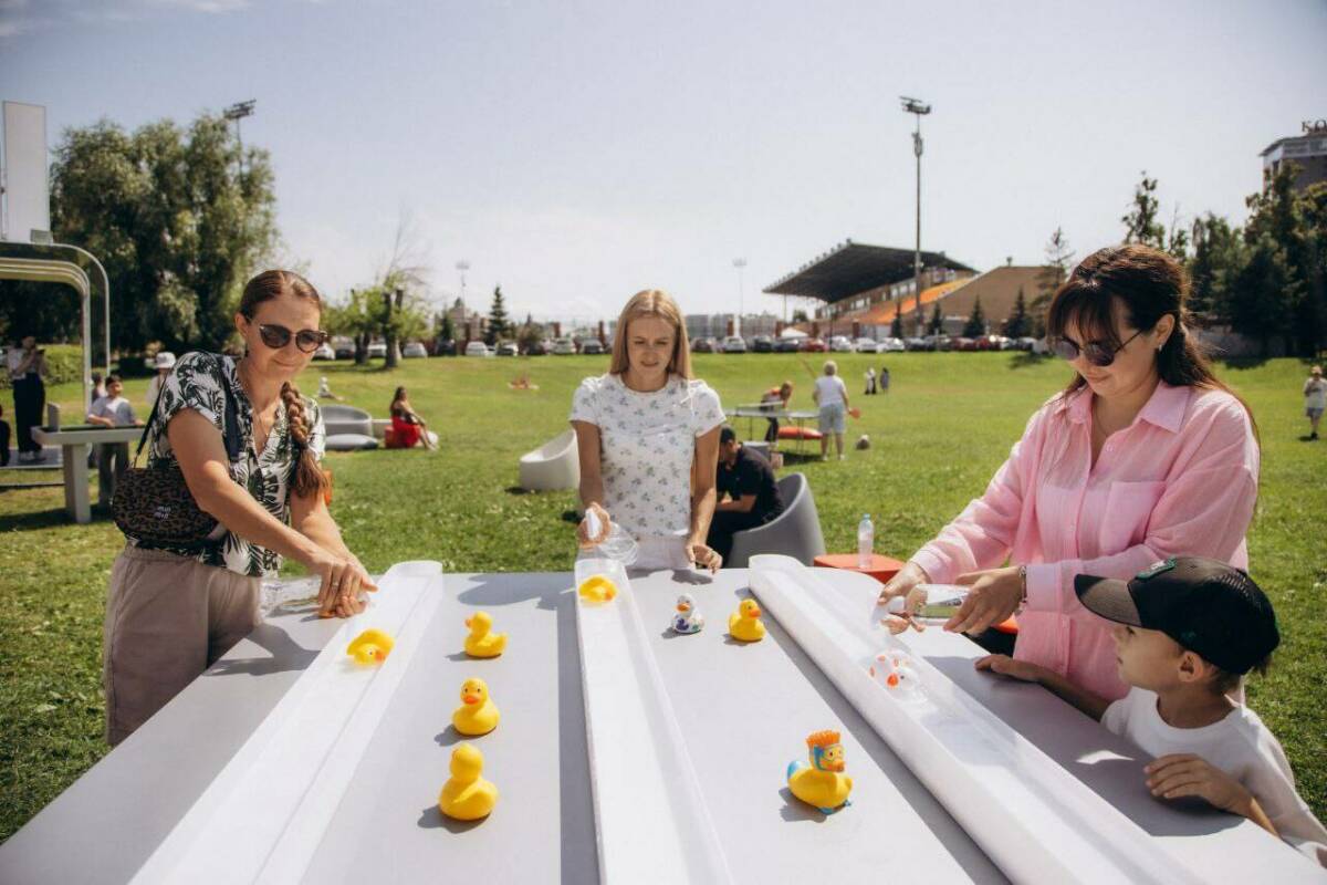 Для казанцев открыли бесплатную зону отдыха и развлечений в парке Горького