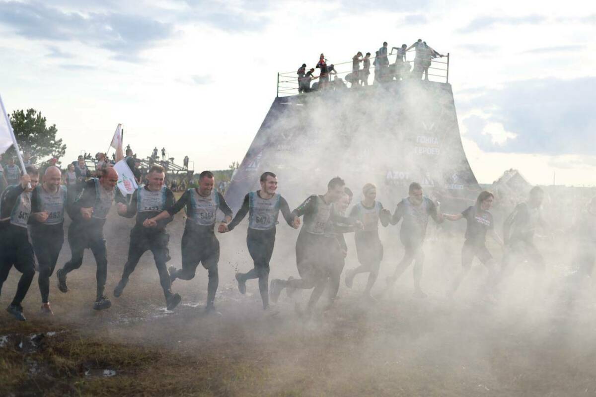 Рекордную трассу «Гонки Героев» в Менделеевске преодолели 3,3 тыс. участников