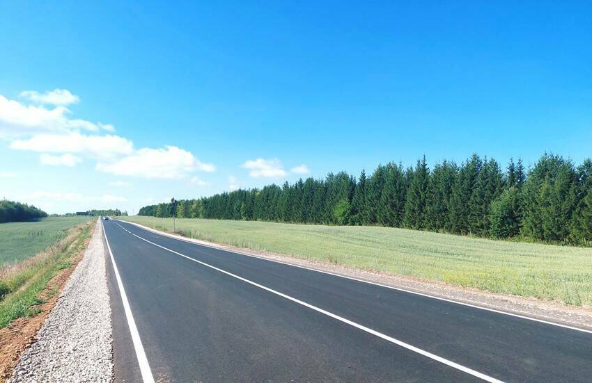 В Татарстане по нацпроекту отремонтировали дорогу «Казань – Ульяновск» – Камское Устье