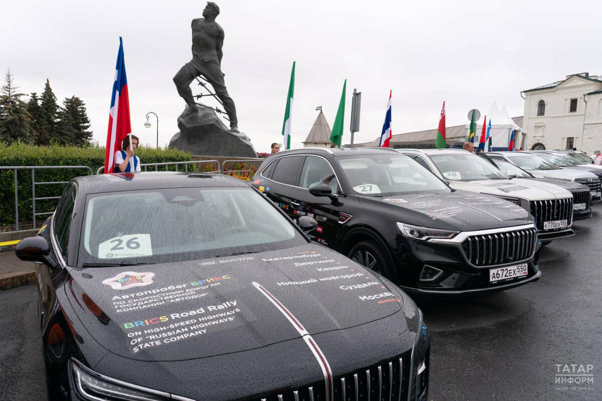 Хуснуллин по видеосвязи поприветствовал участников автопробега БРИКС