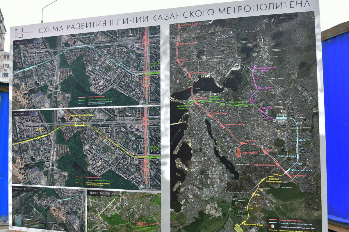 Рөстәм Миңнехановка алга таба метро төзелеше планнарын күрсәттеләр