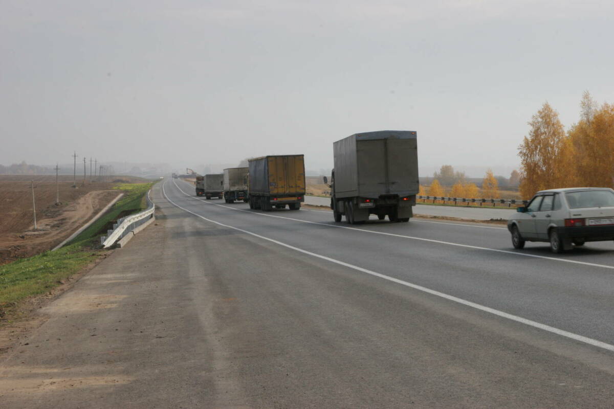 Реконструкция участка трассы Казань – Оренбург с обходом Сокуров выполнена на 65%
