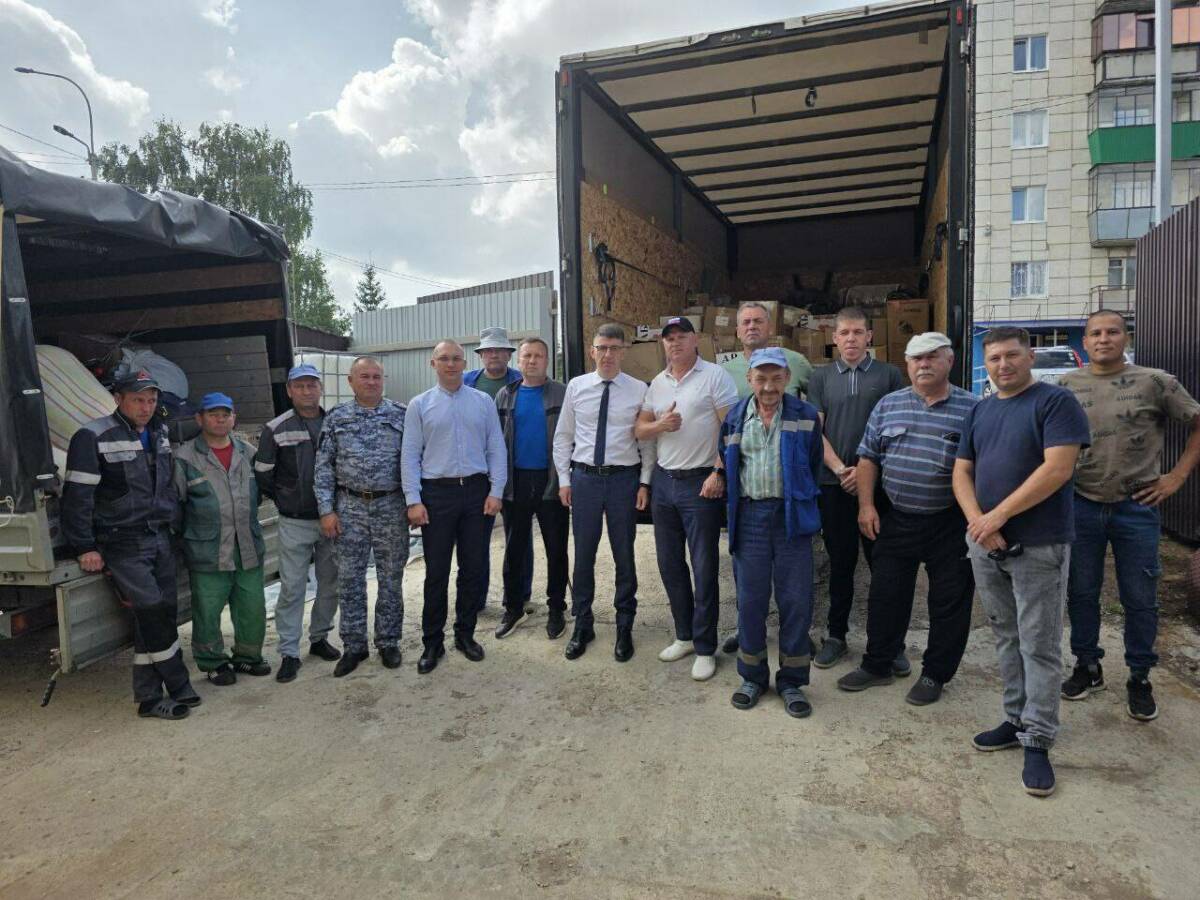 Из Лениногорска в зону СВО отправился очередной гуманитарный эшелон