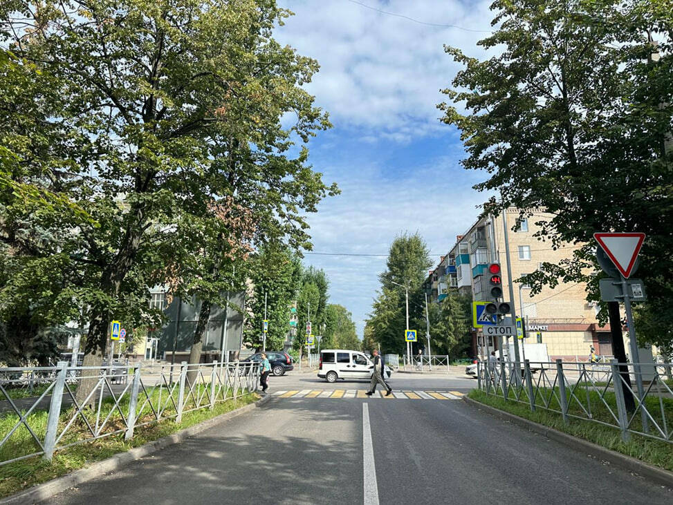 Улицу Октябрьскую протяженностью 0,8 км отремонтировали в Казани