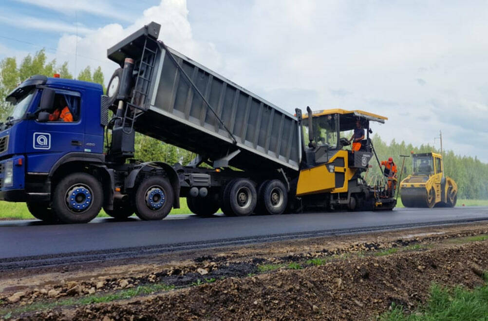 В Высокогорском районе Татарстана ремонтируют дорогу Каменка – Дубъязы – Большая Атня