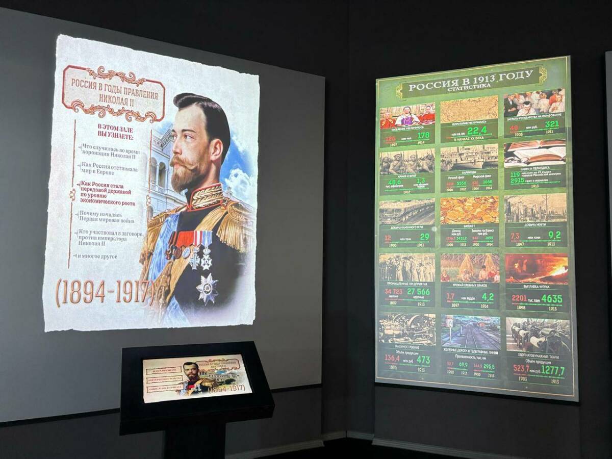 В парке «Россия – Моя история» обновили экспозицию, посвященную Романовым