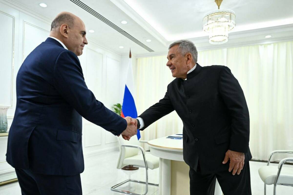 Минниханов рассказал Мишустину о строительстве и ремонте 22 тыс. объектов в Татарстане