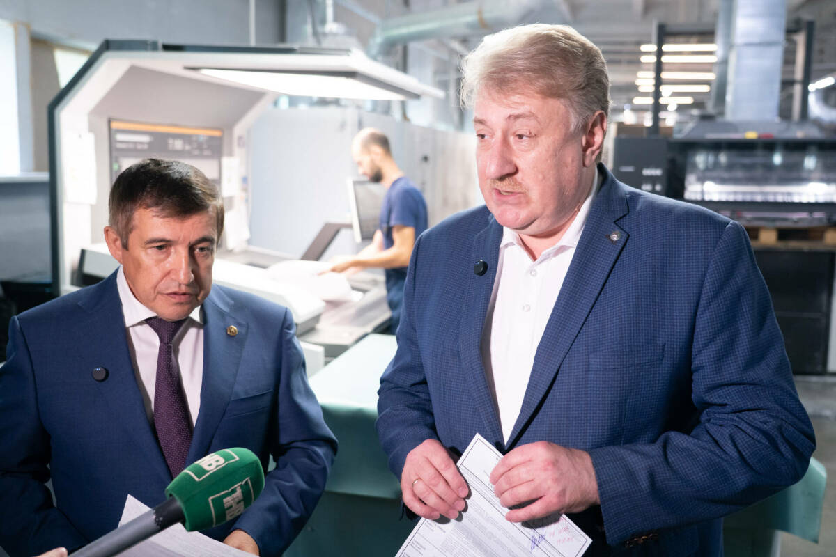 Стартовала печать избирательных бюллетеней к выборам Раиса Татарстана