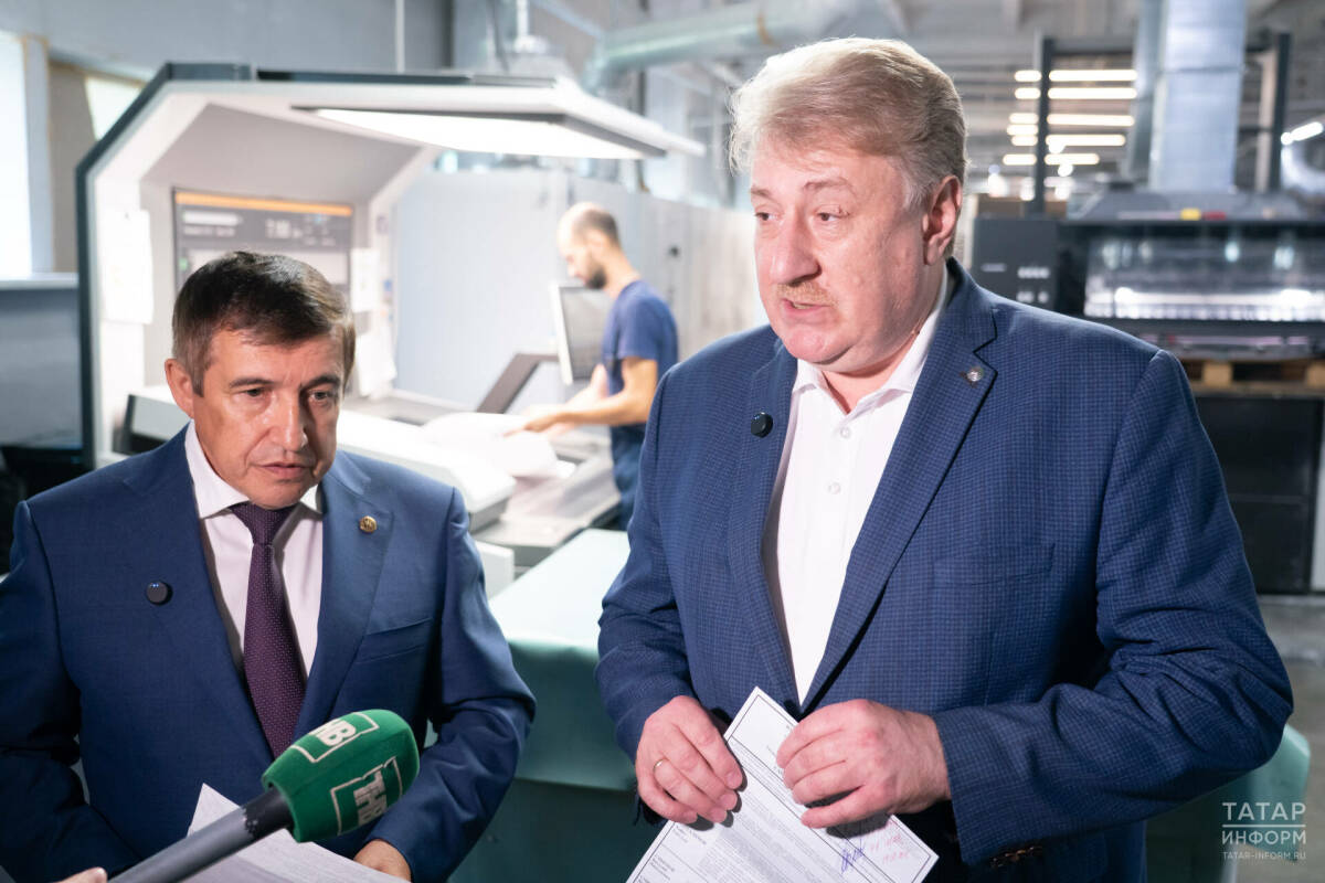 Стартовала печать избирательных бюллетеней к выборам Раиса Татарстана