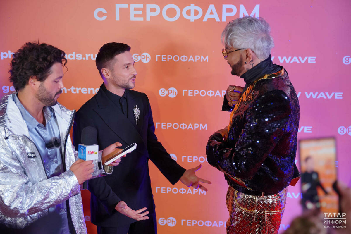 Сергей Лазарев на «Новой волне» в Казани поприветствовал зрителей на татарском языке