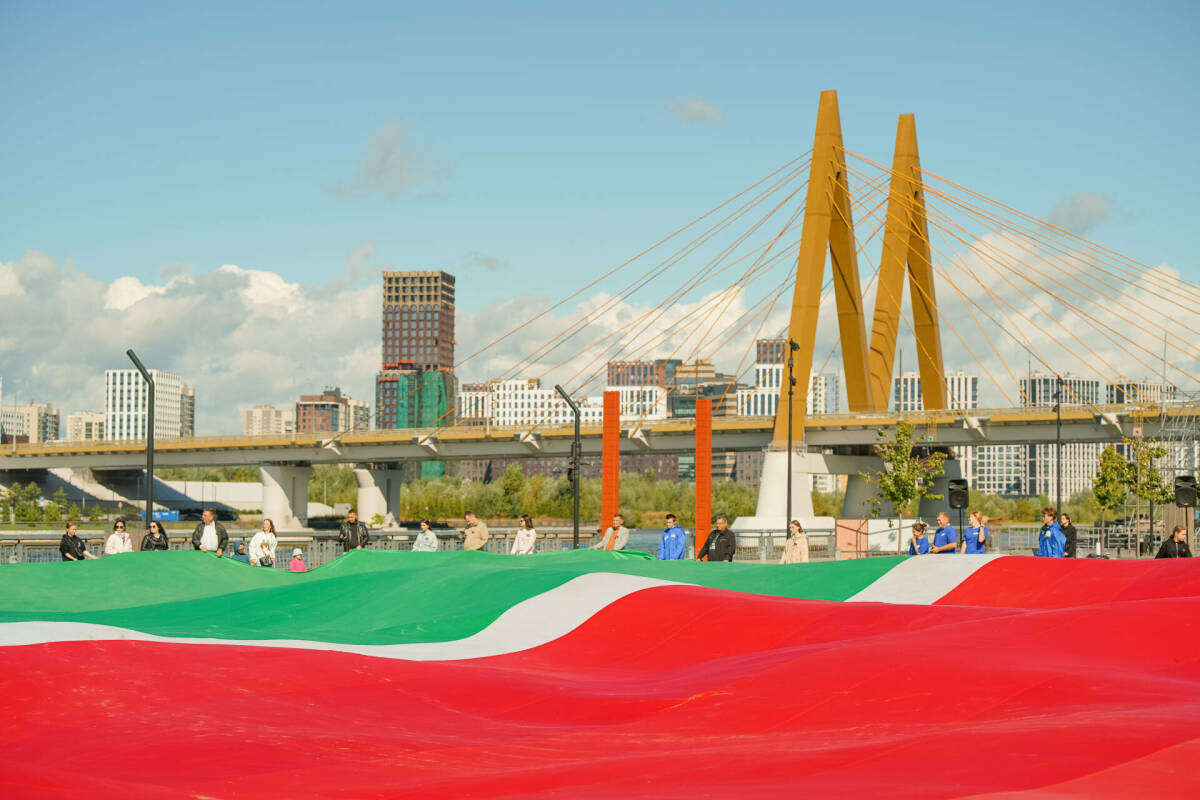 Акция в честь Дня города прошла в парке «Урам» в Казани