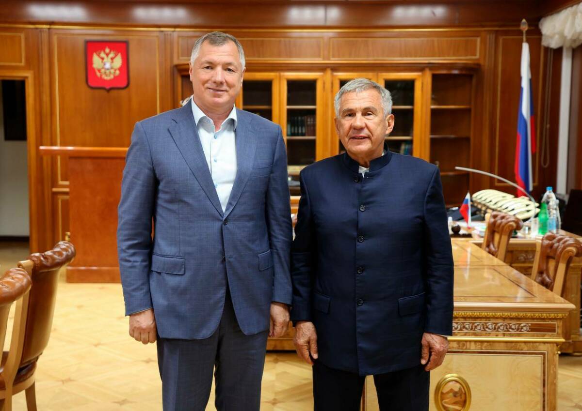 Минниханов обсудил с Хуснуллиным проекты, которые реализуют в Татарстане