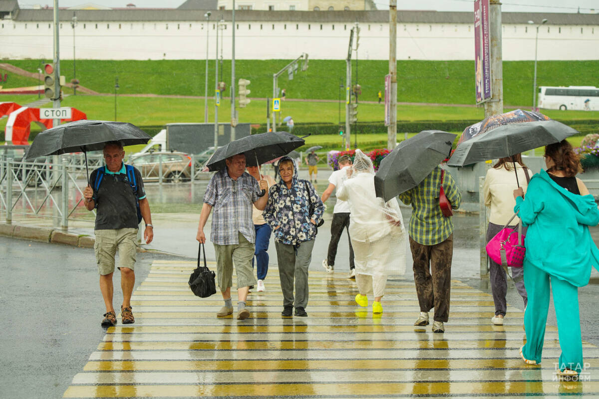 В Татарстане ожидаются дожди, грозы и понижение температуры