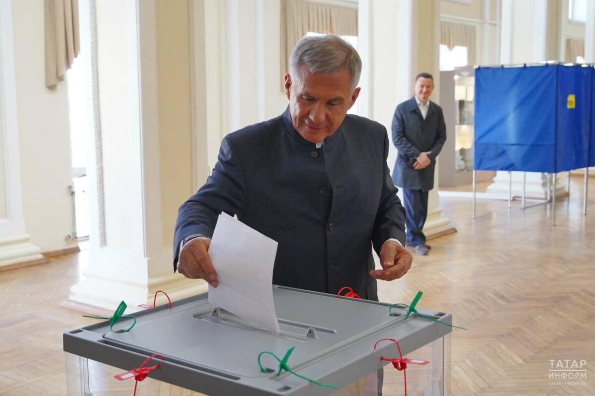 Экзитпол: За Минниханова проголосовали 89,1% избирателей