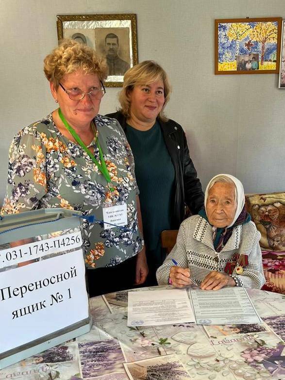 Столетние жительницы Лаишевского района Татарстана проголосовали на дому