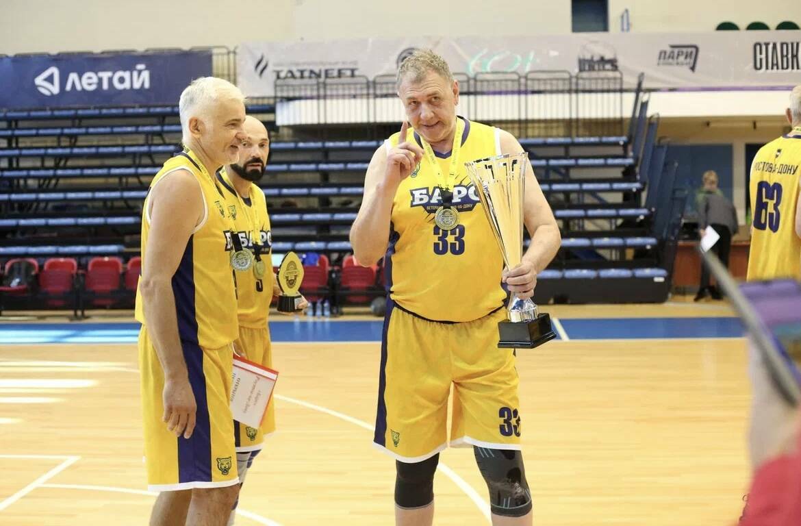 «Барс» из Ростова-на-Дону – победитель Первенства России по баскетболу среди ветеранов