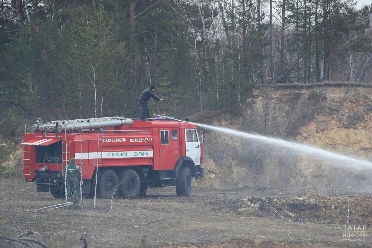 В Татарстане продлили штормовое предупреждение из-за опасности лесных пожаров