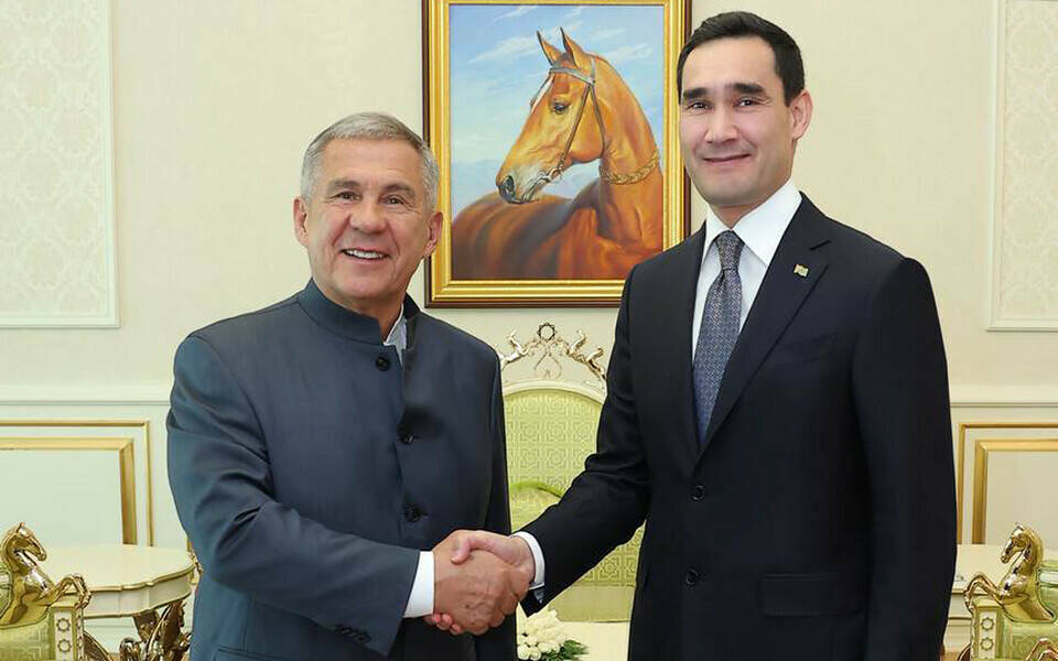 Президент и национальный лидер Туркменистана поздравили Минниханова с победой на выборах