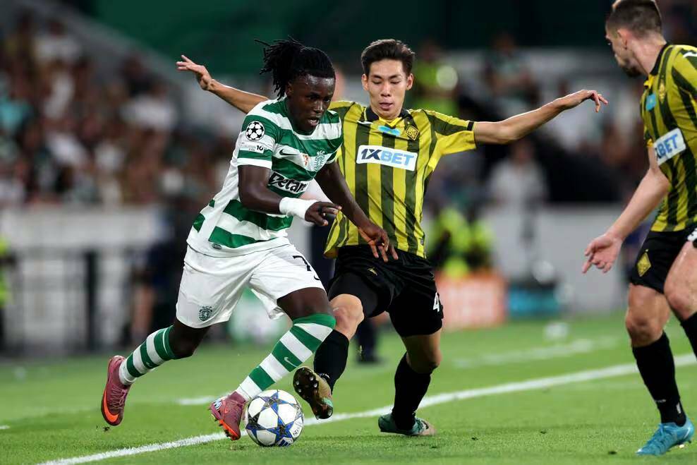 «Кайрат» уступил «Спортингу» в первом туре Лиги Чемпионов