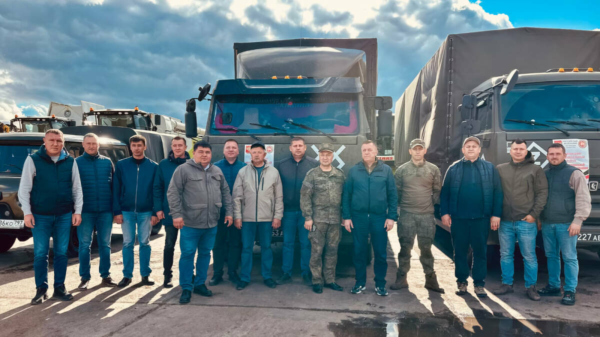 «Это дорогого стоит»: тетюшские аграрии отправили автомобили и продукты на СВО
