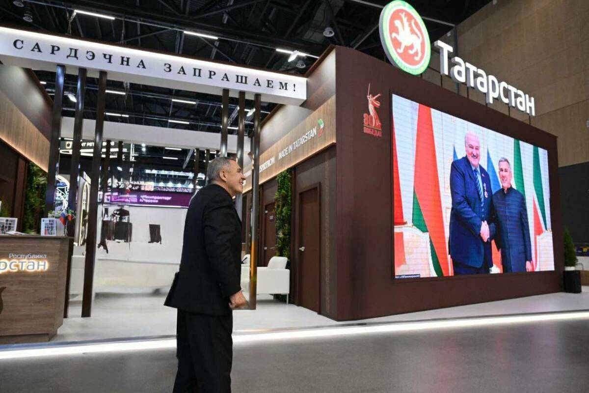 Минниханов на «ИННОПРОМе» в Минске: «Будем рады новым совместным проектам»